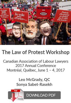 The Law of Protest Workshop